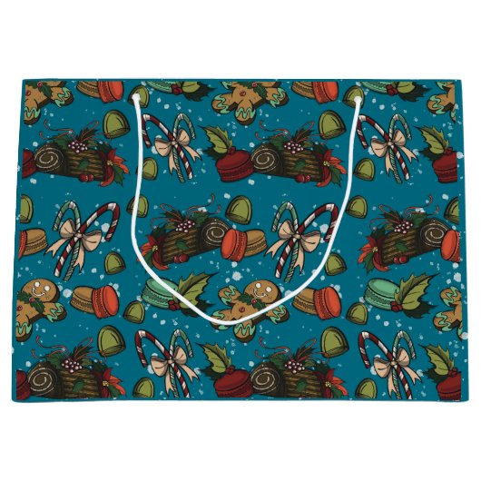 Holiday Sweets- Ice (Color) Große Geschenktüte (Vorderseite)