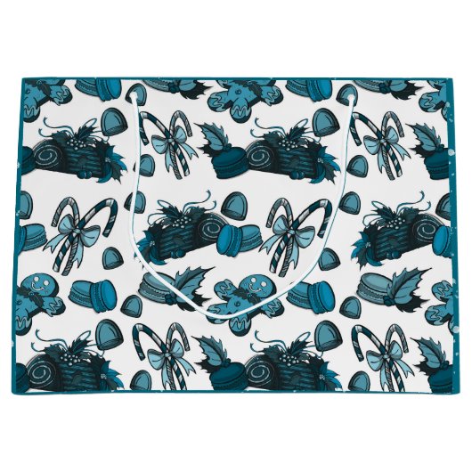 Holiday Sweets- Ice (Solid) Große Geschenktüte (Vorderseite)