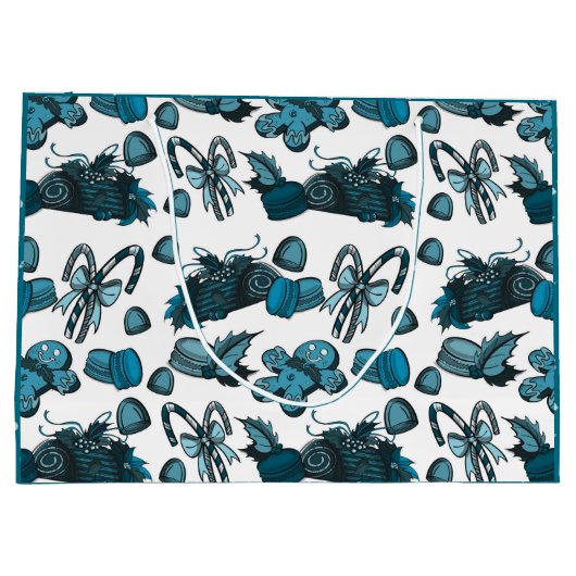 Holiday Sweets- Ice (Solid) Große Geschenktüte (Rückseite)