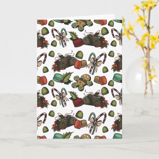 Holiday Sweets Karte (Gelbe Blume)