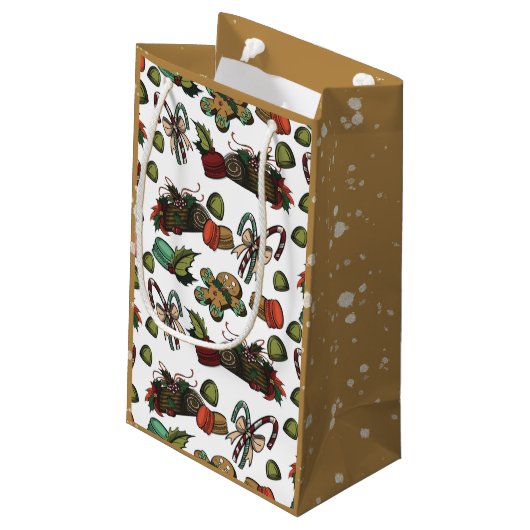 Holiday Sweets Kleine Geschenktüte (Rückseite Schrägansicht)