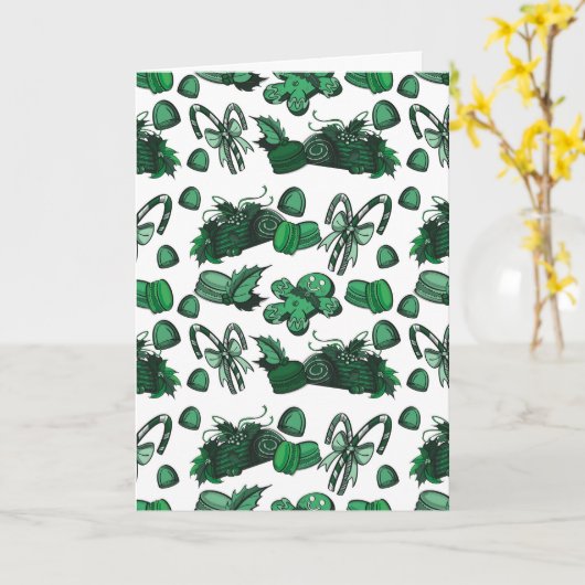 Holiday Sweets- Mint (Solid) Karte (Gelbe Blume)