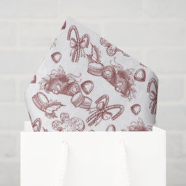 Holiday Sweets- Peppermint (Sheer) Seidenpapier