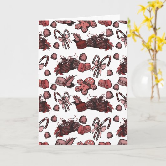 Holiday Sweets- Peppermint (Solid) Karte (Gelbe Blume)