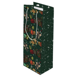 Holiday Sweets- Pine (Color) Geschenktüte Für Weinflaschen