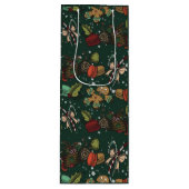 Holiday Sweets- Pine (Color) Geschenktüte Für Weinflaschen (Vorderseite)