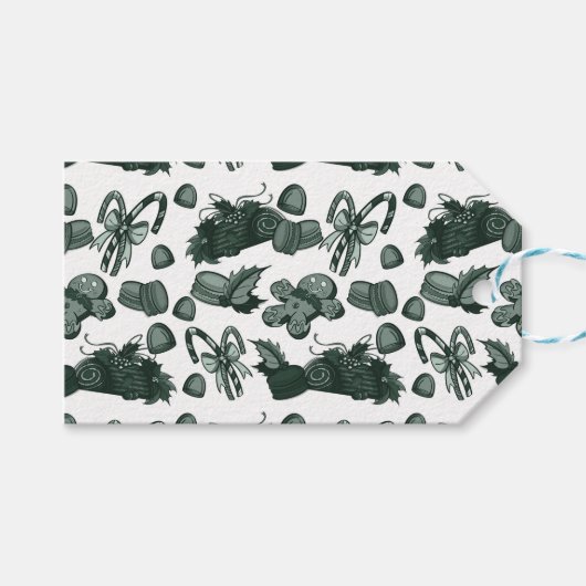 Holiday Sweets- Pine (Solid) Geschenkanhänger (Vorderseite (Horizontal))