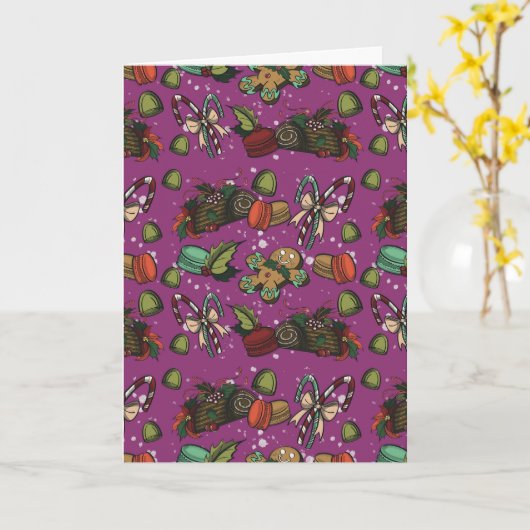 Holiday Sweets- Sugar Plum (Color) Karte (Gelbe Blume)