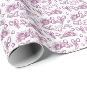 Holiday Sweets- Sugar Plum (Sheer) Geschenkpapier (Rolleneckpunkt)