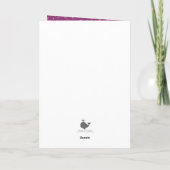 Holiday Sweets- Sugar Plum (Solid) Karte (Rückseite)