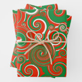 Holiday Swirl Geschenkpapier Set (Beispiel)