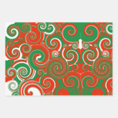 Holiday Swirl Geschenkpapier Set (Vorderseite)