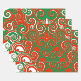 Holiday Swirl Geschenkpapier Set