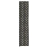 Holiday Table Runner-Gold Tree Kurzer Tischläufer (Vorderseite)