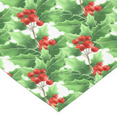Holiday Table Runner Holly Großer Tischläufer (Ecke)