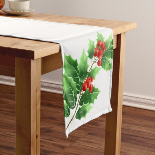 Holiday Table Runner Holly Großer Tischläufer (Beispiel)