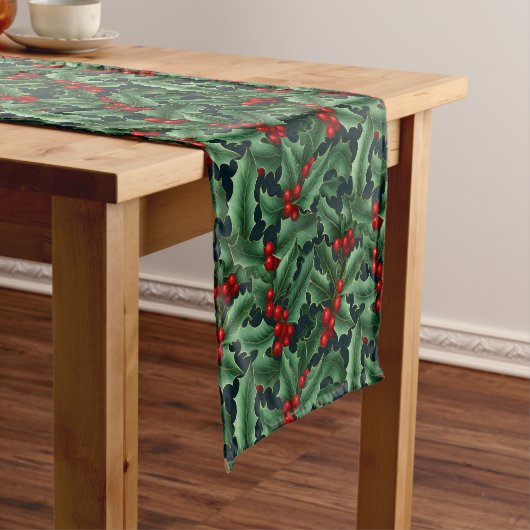 Holiday Table Runner Holly Kurzer Tischläufer (Beispiel)