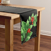 Holiday Table Runner Holly Mittelgroßer Tischläufer (Beispiel)