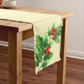 Holiday Table Runner Holly Mittelgroßer Tischläufer (Beispiel)