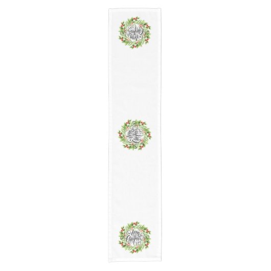 Holiday Table Runner Kurzer Tischläufer (Vorderseite)