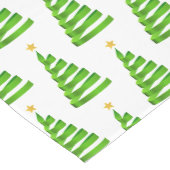 Holiday Table Runner Ribbon Tree Mittelgroßer Tischläufer (Ecke)