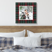 Holiday Tartan Foto Leinwanddruck (Insitu (Schlafzimmer))