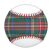 Holiday Tartan Kariert Baseball Turnier NAME JAHR (Vorderseite)