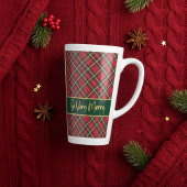 Holiday Tartan Red Kariert Gold So sehr froh Milchtasse