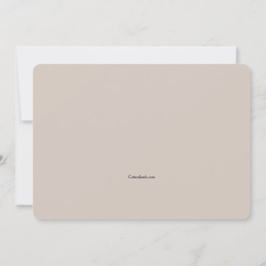 Holiday Tea Einladung (Rückseite)