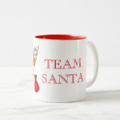 Holiday Team Santa Coffee Tasse (VorderseiteRechts)