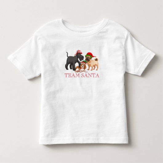 Holiday Team Santa Kids T - Shirt (Vorderseite)