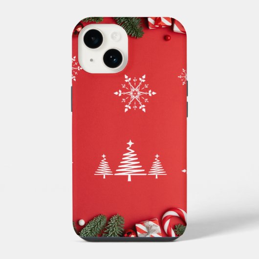 Holiday Tech Covers Collection iPhone Hülle (Rückseite)