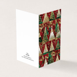 Holiday Thema Multi Tree Vitrail Mosaik