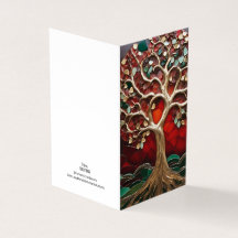 Holiday Theme Tree Vitrail Mosaik gebrochenes Glas