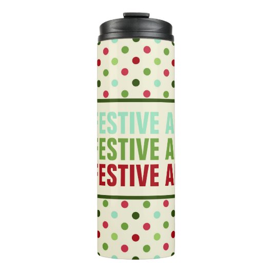 Holiday Thermal Tumbler/Travel Mug by ©NHC Thermosbecher (Vorderseite)