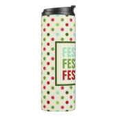 Holiday Thermal Tumbler/Travel Mug by ©NHC Thermosbecher (Nach links gedreht)