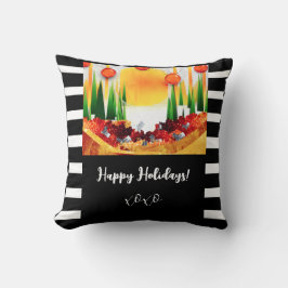 HOLIDAY Throw Pillow Kissen