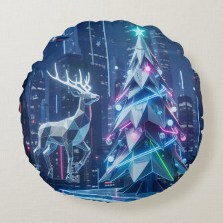 Holiday Throw Pillow Rundes Kissen