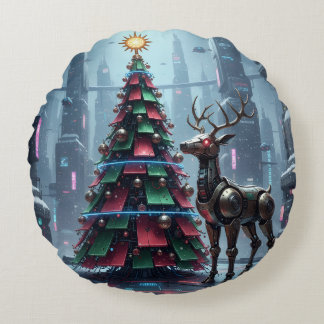 Holiday Throw Pillow Rundes Kissen