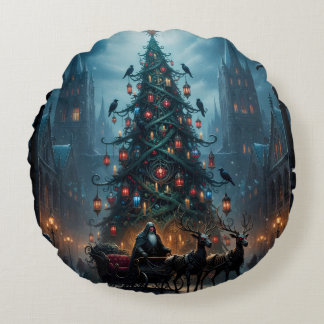 Holiday Throw Pillow Rundes Kissen