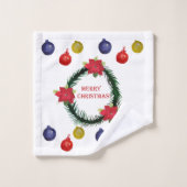 Holiday Tree Badhandtuch Set (Waschlappen)