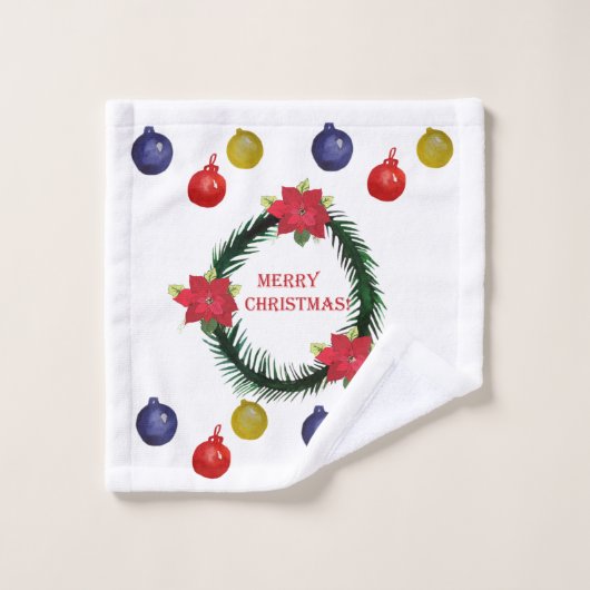 Holiday Tree Badhandtuch Set (Waschlappen)