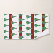 Holiday Tree Badhandtuch Set (Handtuch)