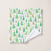 Holiday Tree Bath Handtuch Set (Waschlappen)