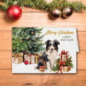 Holiday Tree Border Collie Dog Weihnachten