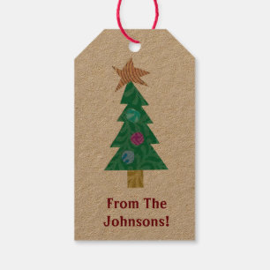 Holiday Tree Gift Tags Geschenkanhänger