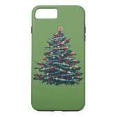 Holiday Tree Green Bacground Case (Rückseite)