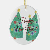 Holiday Tree Keramik Ornament (Rechts)