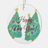 Holiday Tree Keramik Ornament (Links)