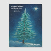 Holiday Tree Magnet Card (Vorderseite)